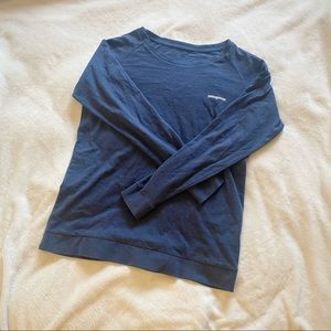 Patagonia Navy Long Sleeve Responsibili-Tee T-Shirt